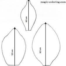 Magnolia Flower Template Paper Flower Template Flower Template Flower Petal Template