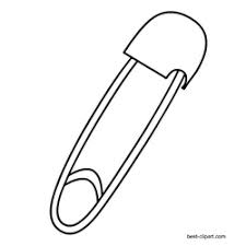 Baby Shower Baby Bottle Clipart Black And White Black And White Safety Pin Clipart Free Baby Shower Clip Art Free Baby Stuff