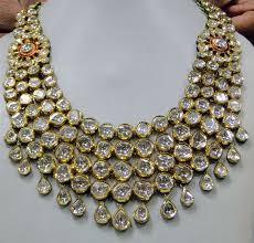 Our customers routinely refer family and friends to us because they know they will be treated fairly. Antique 20 Ct Gold Diamond Necklace Set Kundan Meena By Amrapali 38000 00 A Little Pricy But Gorgeous Jewelry Beautiful Jewelry Bridal Jewelry