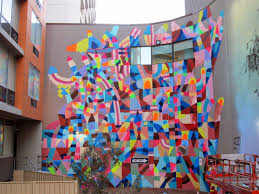 Maya Hayuk New Mural For Public Festival Perth Australia Streetartnews Mural Street Art Graffiti