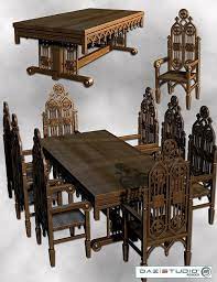 Medieval Furniture Pack Gothic House Medieval Furniture Gothic Furniture