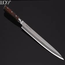 12 Imported Germany 1 4116 Steel Sharp Chef Knife Yanagiba Right Edge Raw Fish Slicer Sashimi Making Meat Filleting 8 3 4g Yesterda Fish Fillet Sashimi Knife