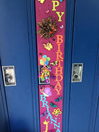 Pin By Susie Rice On Diy Ideas Birthday Locker Decorations Locker Decorations Diy Birthday Locker Decorations