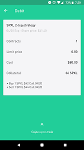 For demo, we are looking at the apple stock (aapl). Trying To Buy A Call Spread In Robinhood Options