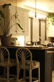 my nautical kitchen at night the