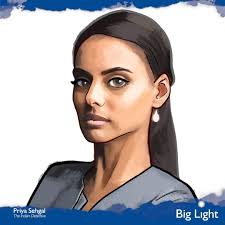 Mishqah Parthiephal as Priyah Sehgal in The Indian Detective