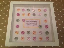 Handmade Love Heart Sweet Frame 15 P P 4 50 Www Sammys Crafts Co Uk Framed Gifts Handmade Crafts Love Heart Sweets
