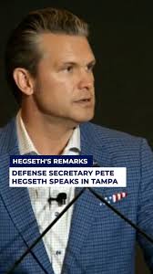 Defense Secretary Pete Hegseth speaks at Special Operations Forces Week  event