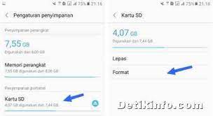 Jadi, cadangkan (back up) terlebih dahulu berkas. Cara Format Kartu Memori Di Hp Samsung Galaxy Dengan Aman Dan Cepat Detik Info