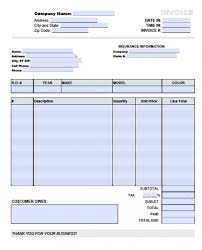 Download our free invoice templates and samples for word (.docx), excel (.xlsx) or pdf. Garage Estimate Template Insymbio