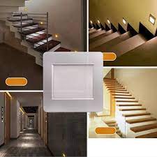 It stays on long enough for me to unlock the door and get into the house. Led Intelligent Corner Step Light Radar Sensor Stair Lights Staircase Hallway Footlight Outdoor Indoor Wall Lamps Sconce Lights Led Indoor Wall Lamps Aliexpress