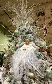 Snow White Angel Christmas Tree Topper Designed By Arcadia Floral Home Decor Christmas Tree Toppers Angel Christmas Tree Topper Christmas Angel Decorations