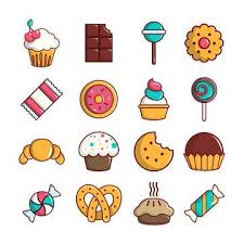 Sweets Candy Cakes Icons Set Cartoon Style Style Icons Cartoon Icons Candy Icons Png And Vector With Transparent Background For Free Download Candy Icon Cake Icon Cartoon Styles