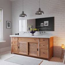 Meuble De Salle De Bain En Bois Massif De Teck Et Marbre Samui Kha Home Design Meuble De Salle De Bain Salle De Bain Bois Salle De Bain