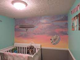 Though you may not be painting a ceiling mural, this is a great lesson on lighting and form. Fully Operational Fandom The Ultimate Star Wars Nursery Starwars Com