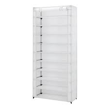 Maybe you would like to learn more about one of these? Mainstays 10 Shelf Organizer Shoe Rack With Cover White Walmart Com Walmart Com