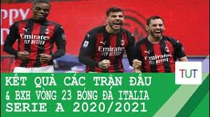 Đó là kết quả vừa đủ để benfica giành quyền trở lại chính juventus vào ngày 14/5 tới để chơi trận chung kết với sevilla bởi ở lượt đi, họ đã thắng đại diện italy với tỷ bóng đá italia vừa rúng động vì trận đấu kì dị có 1 không 2 trong lịch sử khi một đội bóng đá phản lưới nhà 8 lần trong 10 phút cuối. Káº¿t Quáº£ Cac Tráº­n Ä'áº¥u Báº£ng Xáº¿p Háº¡ng Vong 23 Bong Ä'a Italia Serie A 2020 2021 Youtube