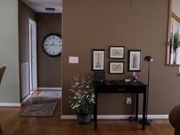 Transition Area With Behr Sweet Georgia Brown Exterior Brown Living Room Paint Brown Living Room Brown Living Room Decor