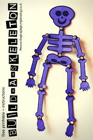 Not only can you save lots of money. Build A Skeleton Free Printable Instructions