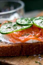 Smoked Salmon Sandwich With Goat Cheese Recipe Recipe Smoked Salmon Sandwich Salmon Sandwich Fish Dinner Recipes