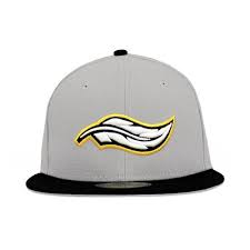 Toledo Mud Hens Gray Black Yellow White 59fifty Fitted Hats Toledo Mud Hens Hats For Men