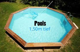 Pool 150 Tief Pools Mit 1 50 Meter Wassertiefe Pool Online Com