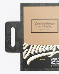 .psd extension file stands for photoshop document and is related to the adobe photoshop application. Open Case W Kraft Folders Mockup In Stationery Mockups On Yellow Images Object Mockups