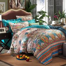 Twin, twin xl, full, queen, and king. High Fashion Turquoise Green And Pink Personalized Exotic Indian Style Tribal Print Full Size Bedding Sets Enjoybedding Com