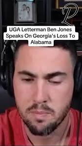 UGA Letterman Ben Jones Speaks On Georgia's Loss To Alabama #fyp #football  #collegefootball #uga