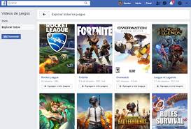 Facebook Lanza Fb Gg Una Centro De Videos De Juegos Video Juego Juego En Vivo Juegos