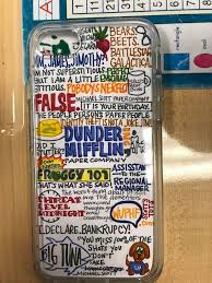 If You Are A True Office Fan You Need This Phone Case This Order Will Come With A Clear Case And A Cardstock Insert The Office Show Office Quotes The Office