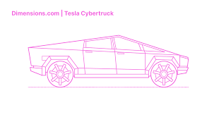 The exoskeleton is nearly impenetrable, and each component is designed for superior strength and endurance. Tesla Cybertruck Dimensions Drawings Dimensions Com