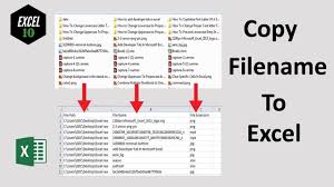 How To Import Multiple File Names Into Cells In Excel Excel Tutorials Excel Words