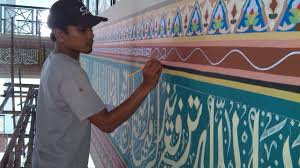 Tutorial cara membuat desain kaligrafi berikut ini dapat diaplikasikan pada proses pembuatan berbagai jenis kaligrafi, seperti : Anda Membutuhkan Jasa Penulisan Kaligrafi Masjid Berkaidah
