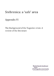 21:13 u centru za kulturu grada mostara sinoć je upriličena promocija kapitalnog djela o srebrenici pod nazivom srebrenica: Pdf The Background Of The Yugoslav Crisis