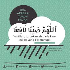 Doa Apabila Hujan Turun Doa Allah Hujan