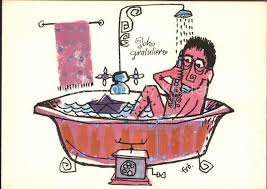 Bathtub geralt will forever be a timeless meme. Kuenstlerkarte Ich Gratuliere Badewanne Telefon Comic Kuenstlerkarte Nr Hd09283 Oldthing Ansichtskarten Kunstlerkarten Signiert