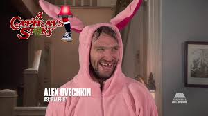 Maybe you would like to learn more about one of these? The Capitals Released Their Christmas Card And Alex Ovechkin Dressed Up As A Pink Bunny Video