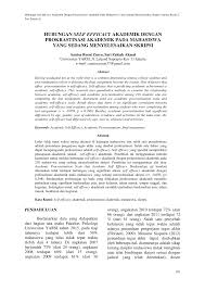 nim spasi nama spasi kelas spasi tugas#4 manpro # dikumpulkan paling lambat senin tgl 9. Pdf Hubungan Self Efficacy Akademik Dengan Prokrastinasi Akademik Pada Mahasiswa Yang Sedang Menyelesaikan Skripsi
