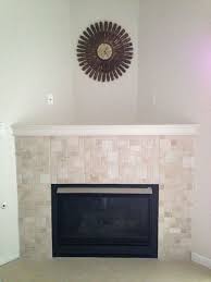 The rating plate for an electric fireplace is located on the firebox ceiling. Corner Gas Fireplace Redone Hometalk