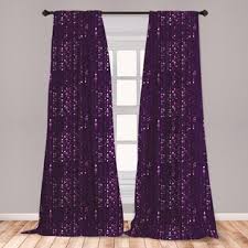 Purple Bedroom Curtains Wayfair