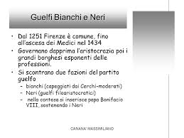 Chi erano i guelfi bianchi e i guelfi neri? Dante Dante Alighieri Canana Massimiliano Ppt Scaricare