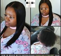 Make sure you talk to the stylist and see if they are. Sew In Weave With Unprocessed Peruvian Straight Hair Color Natural Black