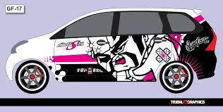 Sticker Mobil Sorong Avanza Xenia Sticker Designs Tribalgraphics Cuttingsticker 3dcuttingsticker Decals Vinyls Strippin Modifikasi Mobil Mobil Stiker
