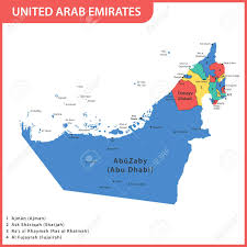 Get uae map & driving directions to uae. The Detailed Map Of The Uae With Regions Or States And Cities Royalty Free Cliparts Vectors And Stock Illustration Image 91116291