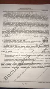 C) model de subiect la istorie filiera teoretică, profil umanist, toate specializările; Simulare Bac 2018 Istorie Vezi Aici Subiecte Si Barem Uman Clasele A Xi A Si A Xii A La Simulare Bacalaureat 2018