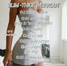 Bomb body in a month. Pin By Destine Bootle On Caring Slim Thick Workout Summer Body Workouts Month Workout