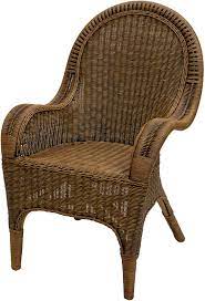 Summer is almost gone but there's still time to save! Comfortable Rattan High Back Armchair Natural Rattan Wicker Chair With Wide Arms Amazon De Garden