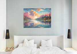 Tablou Canvas-Multicolor Landscape – The Print Studio