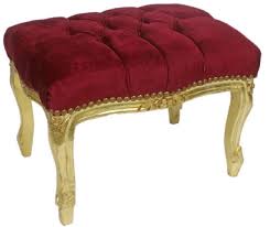Proposition 65 reasons:this product can expose you to chemicals known to the state of california to cause cancer, birth defects, or other reproductive harm. Casa Padrino Baroque Ottoman Bordeaux Red Gold 50 X 40 X H 35 Cm Handmade Baroque Stool With Rhinestones Baroque Style Furniture